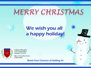 Season’s Greetings from IvyBoost!