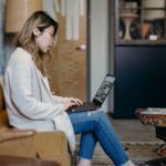 student working on college application supplemental essay