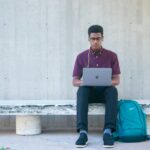high school student looking at waitlist notification from college
