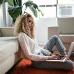 student reading info on new digital SAT