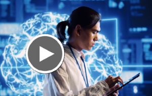 student studying AI