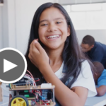 high school student in STEM club